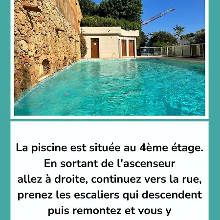 Apartment Les Jardins De Monaco Vue Mer Et Piscine